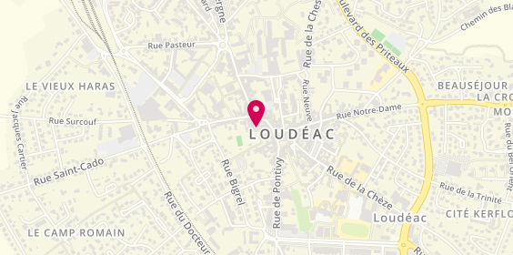 Plan de Jean-Louis David, 3 Rue de Cadélac, 22600 Loudéac