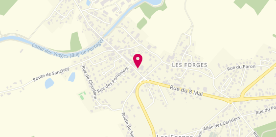 Plan de Styl'Coiffure, 10 Route de Mirecourt, 88390 Les Forges
