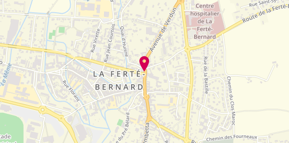 Plan de Eme coiff, 73 Rue Denfert Rochereau, 72400 La Ferté-Bernard