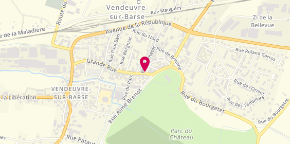 Plan de Ab Coiffure, 8 Grande Rue, 10140 Vendeuvre-sur-Barse