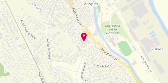 Plan de Arc en Ciel Coiffure, 27 Rue d'Alsace, 88150 Thaon-les-Vosges