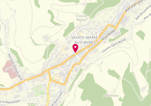 Plan de Creation Coiffure, 102 Rue Marechal Lattre de Tassigny, 68160 Sainte-Marie-aux-Mines