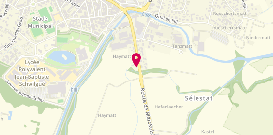 Plan de Accroche-Coeur Coiffure, 22 Route de Marckolsheim, 67600 Sélestat