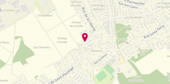 Plan de Véronique Coiffure, 8 Rue du Chêne, 10430 Rosières-près-Troyes