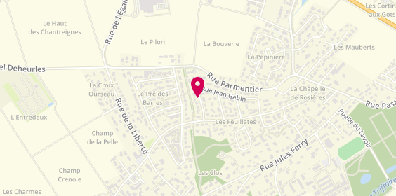 Plan de Coif'r, 9 Rue Jean Gabin, 10430 Rosières-près-Troyes