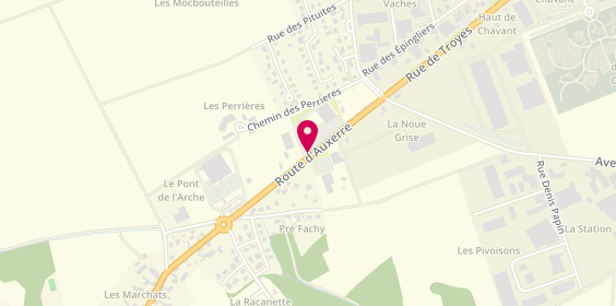 Plan de Audace Coiffure, 208 Route d'Auxerre, 10430 Rosières-près-Troyes