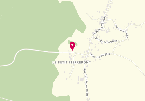 Plan de SEVERINE Coiffure, 1 Bis le Petit Pierrepont, 88600 Pierrepont-sur-l'Arentèle