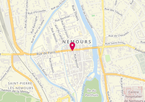 Plan de Nemours coiff, 15/17 Rue de Paris, 77140 Nemours