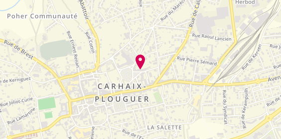 Plan de Avenue 73, 22 Place du Champ de Foire, 29270 Carhaix-Plouguer