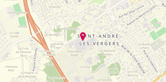 Plan de SARL Matheva, Avenue Charles de Refuge Centre Commercial Carrefour, 10120 Saint-André-les-Vergers