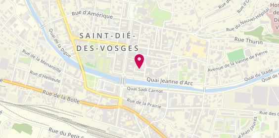 Plan de L'Atelier, 6 Rue Pastourelle, 88100 Saint-Dié-des-Vosges