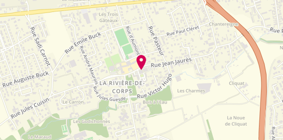 Plan de Coiffure Bis, 47 Rue Jean Jaurès, 10440 La Rivière-de-Corps