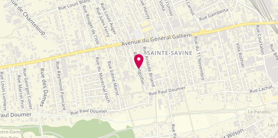 Plan de Sol' N' Hair, Rue Montgolfier, 10300 Sainte-Savine