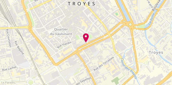 Plan de Caroline Coiffure, 40 Bis Boulevard du 14 Juillet, 10000 Troyes