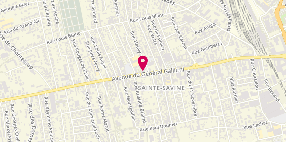 Plan de Privilège Coiffure, 82 avenue du Général Gallieni, 10300 Sainte-Savine