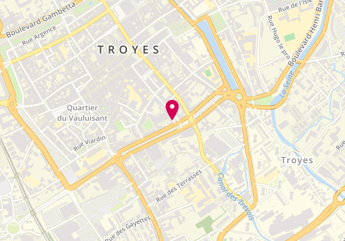 Plan de Cité Coiffeur, 6 Rue Saint-Vincent de Paul, 10000 Troyes