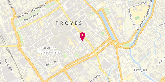Plan de Idir Coiffure, 3 Rue Jean Louis Delaporte, 10000 Troyes