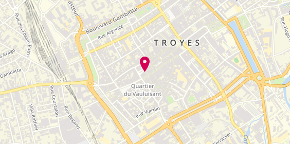 Plan de Allure Coiffure, 2 Rue du Petit Credo, 10000 Troyes
