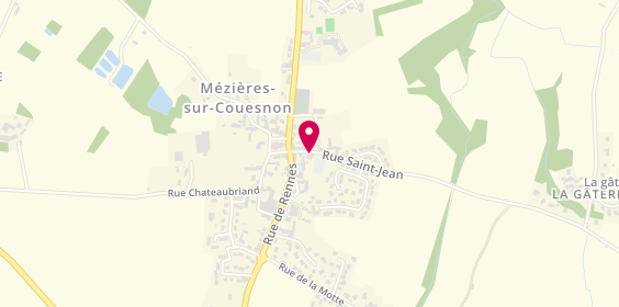 Plan de A Chacun Son Instant, 4 A Rue de Saint-Jean, 35140 Mézières-sur-Couesnon