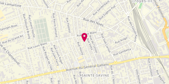 Plan de CASAGRANDE Laurence, 30 Rue Antoine Parmentier, 10300 Sainte-Savine
