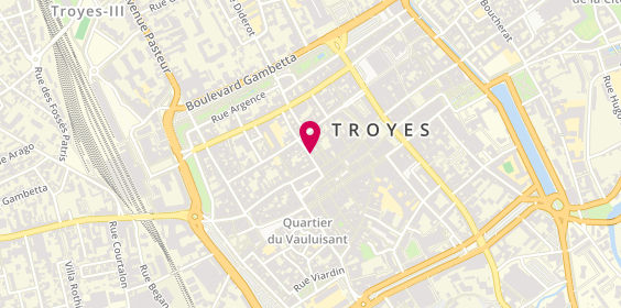 Plan de DD Barber Shop, 27 Rue des Quinze Vingts, 10000 Troyes