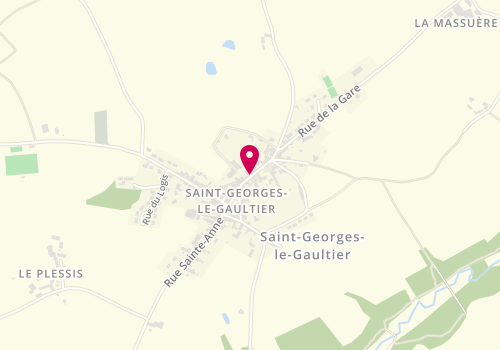 Plan de DESILE Céline, 15 Rue Commerce, 72130 Saint-Georges-le-Gaultier