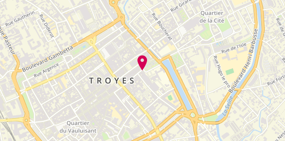 Plan de Alexandre Coiffure, 1 Rue Emile Zola, 10000 Troyes