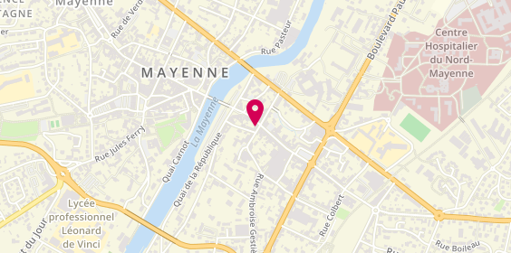 Plan de Mon Coiffeur Exclusif, 30 Rue Saint-Martin, 53100 Mayenne