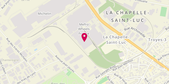 Plan de Franck Provost, 3 Boulevard de l'Ouest, 10600 La Chapelle-Saint-Luc