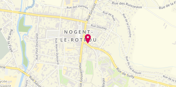 Plan de Estelle Coiffure, 18 Rue de Sully, 28400 Nogent-le-Rotrou