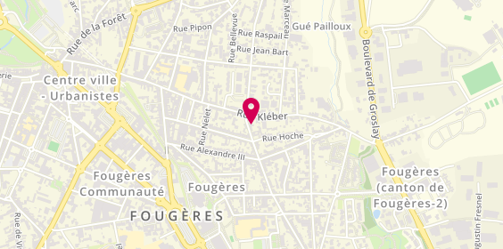Plan de GAUDIN Christian, 42 Rue Victor Hugo, 35300 Fougères