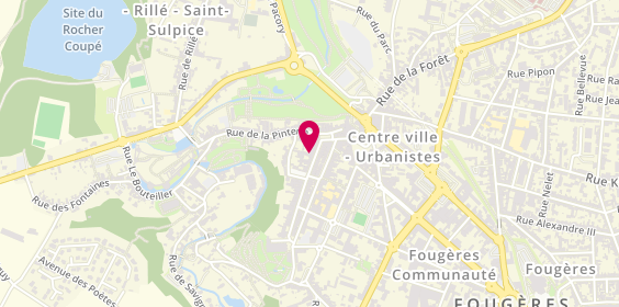 Plan de Coif'Mode, 10 Rue Nationale, 35300 Fougères