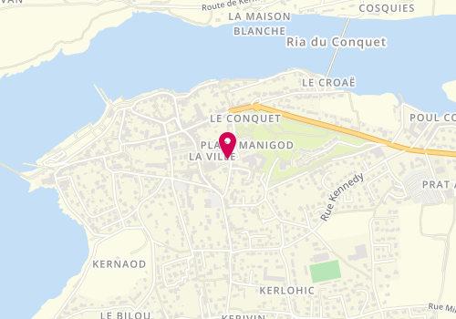 Plan de Lm Coiffure, Place Charles Minguy, 29217 Le Conquet