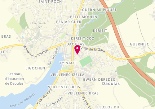 Plan de PETTON Fabien, 6D Route de Quimper, 29460 Daoulas