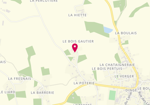Plan de GODET Catherine, Bois Gautier, 35440 Dingé