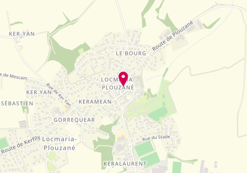 Plan de Création Coiffure, place de la Mairie, 29280 Locmaria-Plouzané