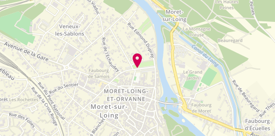 Plan de Aux Doux Rituels, Logement Pompiers
Place du Champ de Mars, 77250 Moret-Loing-et-Orvanne