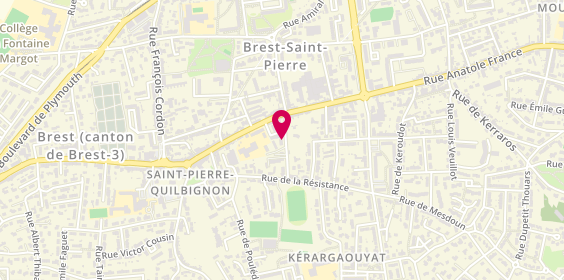 Plan de CRENN Gaëlle, 12 Rue Kéranquéré, 29200 Brest
