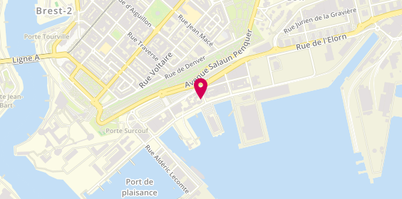 Plan de Le Salon du Quai, 2 Rue Blaveau, 29200 Brest