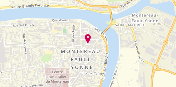 Plan de L'Atelier Hair Creation, 6 Rue des Chapeliers, 77130 Montereau-Fault-Yonne