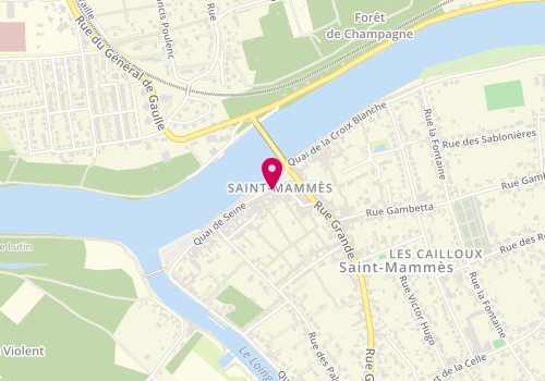 Plan de Sub'Style, 6 Quai de Seine, 77670 Saint-Mammès