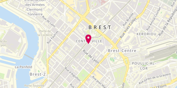 Plan de Le Gouill, 20 Rue Colbert, 29200 Brest