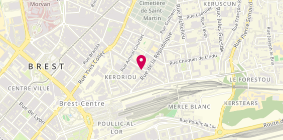Plan de Capucine, 61 Rue Victor Hugo, 29200 Brest