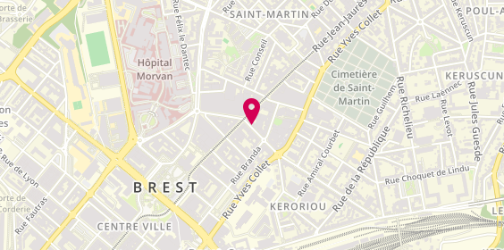 Plan de Saint Algue, 4 Rue Victor Hugo, 29200 Brest