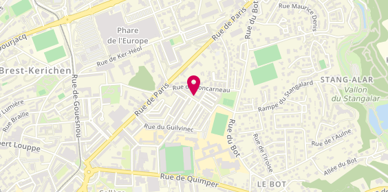 Plan de L'Atelier de Dodie, 25 Rue de Penmarc'h, 29200 Brest