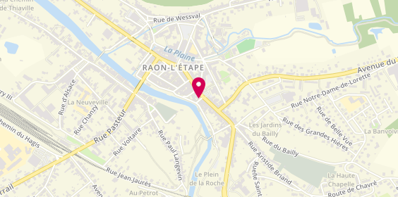 Plan de Espace Coiffure, 58 Rue Jules Ferry, 88110 Raon-l'Étape