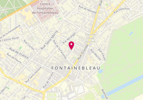 Plan de Coiff & Co, 3-5 Rue des Pins, 77300 Fontainebleau