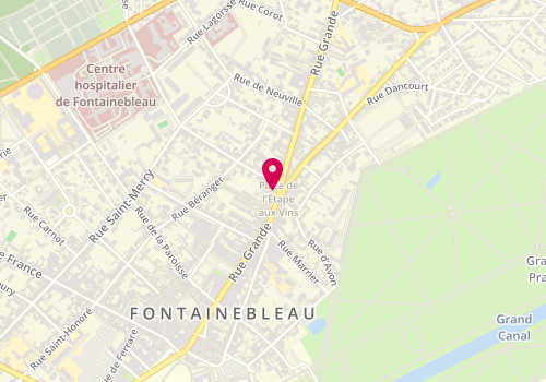 Plan de Salon Laurent, 119 Rue Grande, 77300 Fontainebleau