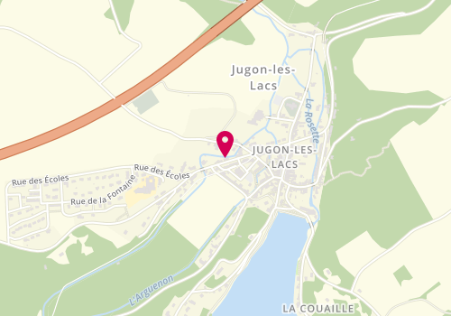 Plan de Actuelle Coiffure, 32 Rue de Penthièvre, 22270 Jugon-les-Lacs
