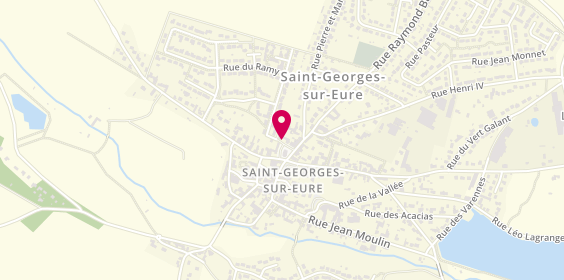 Plan de Atmosp'Hair, 4 Place de la Laiterie, 28190 Saint-Georges-sur-Eure